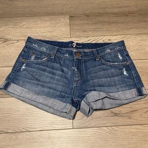 7 For All Mankind Denim Shorts